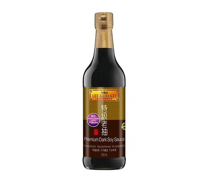 LEE KUM KEE PREMIUM DARK SOY SAUCE 500ML (BOTTLE) Hello Oriental