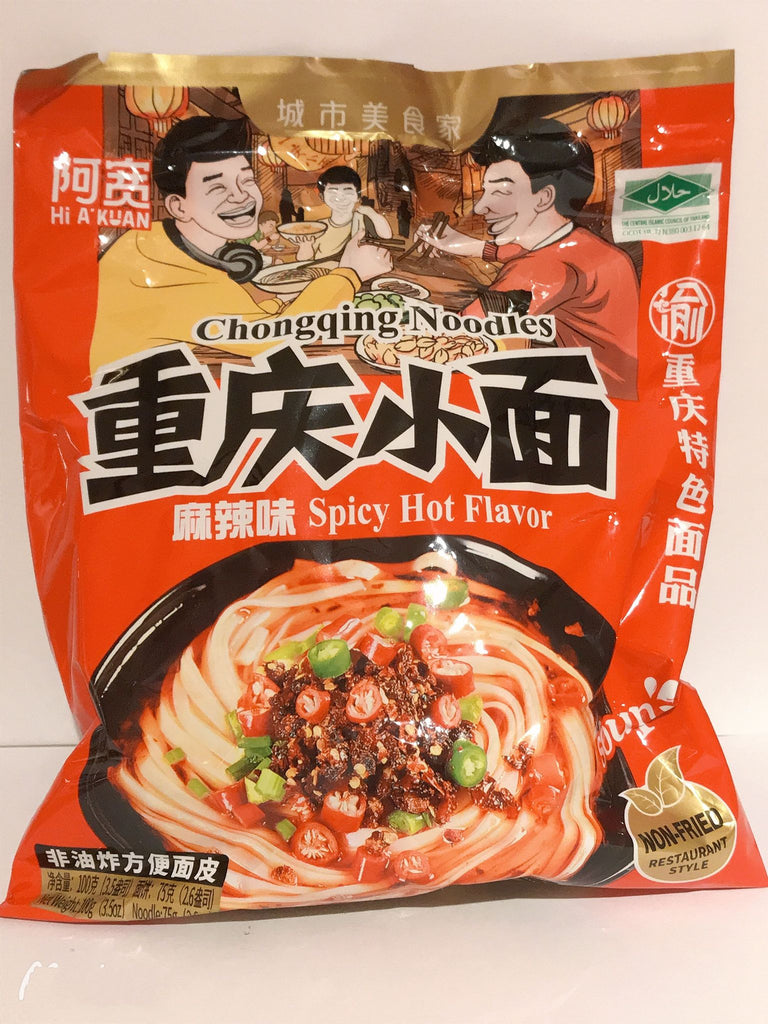 A  kuan Chongqing Noodles Spicy Hot Flavor 100G