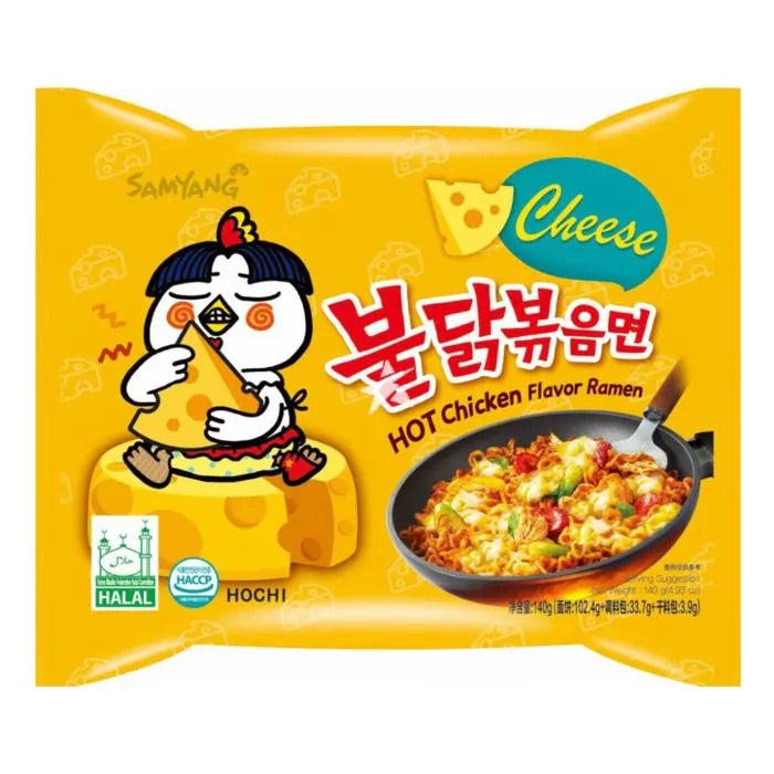 SAMYANG BULDAK HOT CHICKEN RAMEN CHEESE 140G