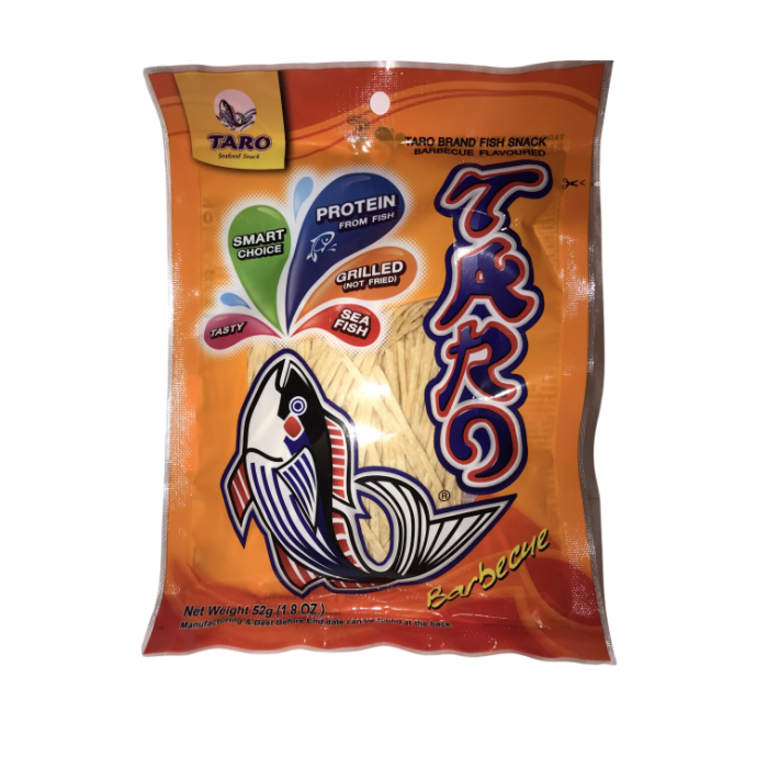 TARO FISH SNACK BARBECUE FLAVOURED 52G