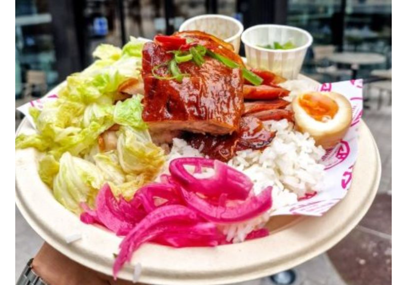 Soy Chicken with Rice