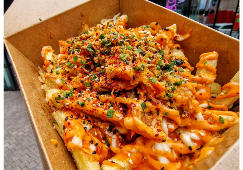 Kimchi Cheese Fries