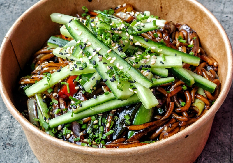 Korean Blackbean Noodles Vegan