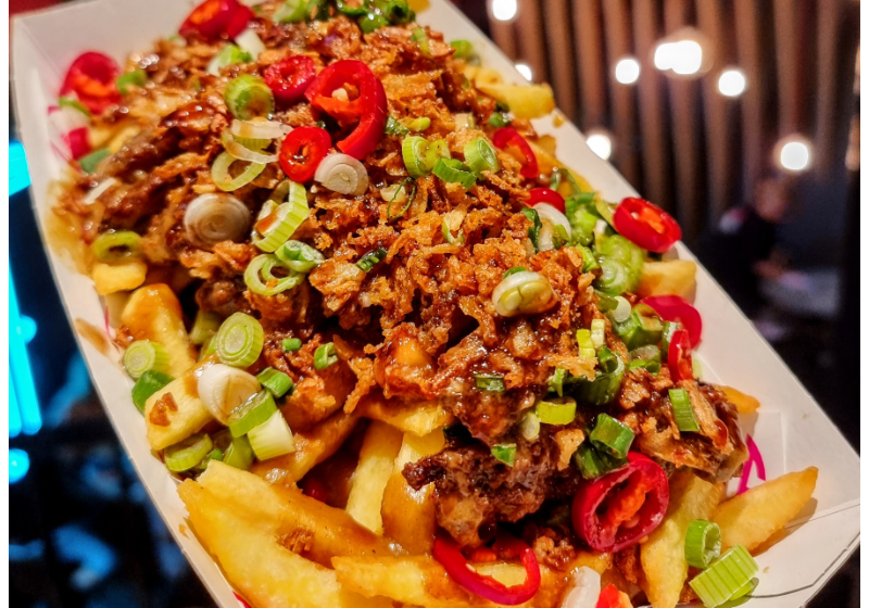 Korean Chicken Loaded Fries Hot