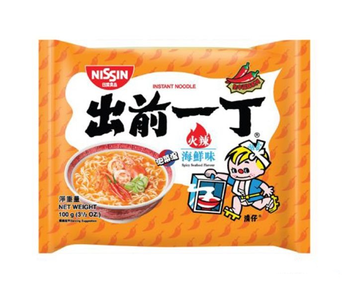 NISSIN INSTANT NOODLES SPICY SEAFOOD
