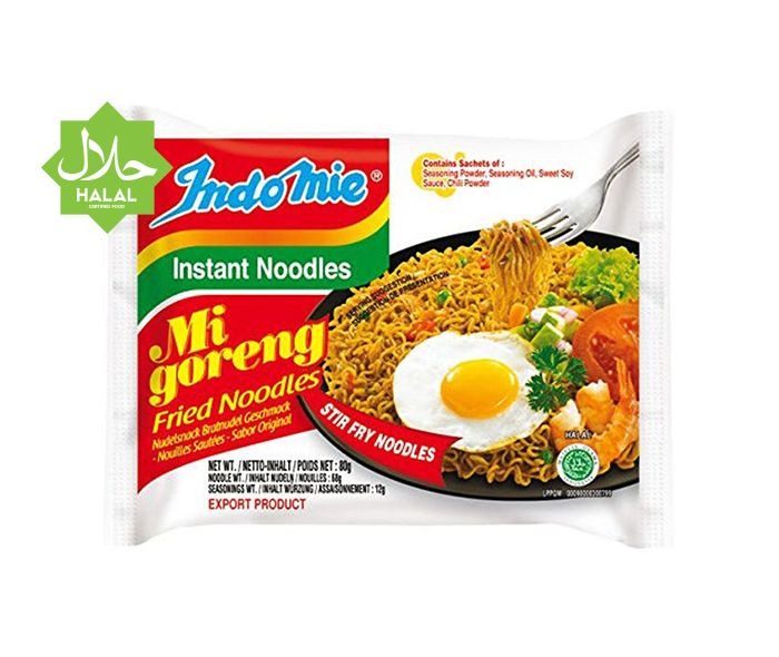 INDOMIE MI GORENG INSTANT NOODLES ORIGINAL FLAVOUR (PKT)