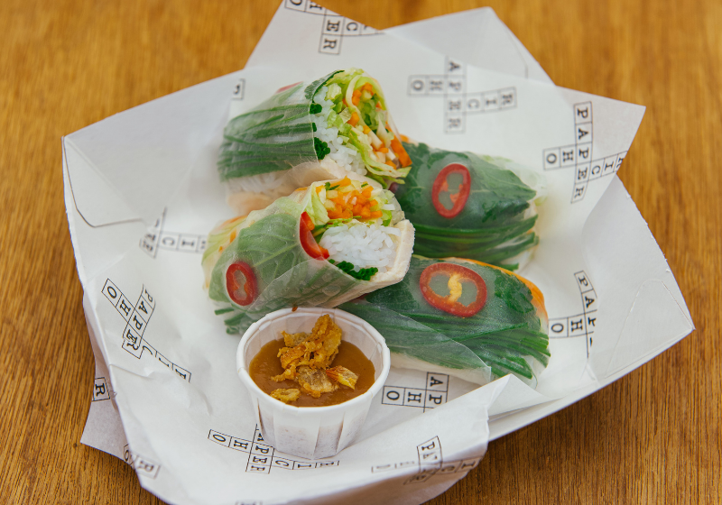 Lemongrass Chicken Summer Roll