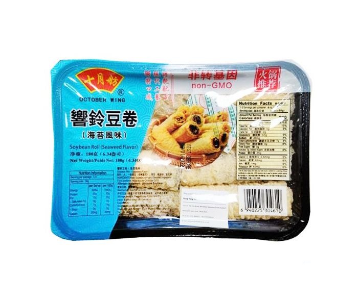 OCTOBER WING SOYBEAN SEAWEED ROLL 180G