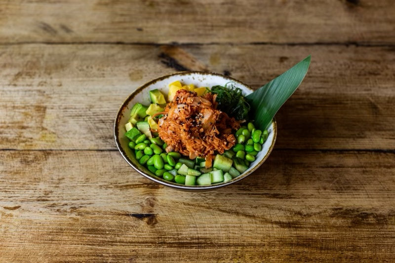 Vegan Spicy Jackfruit Poke