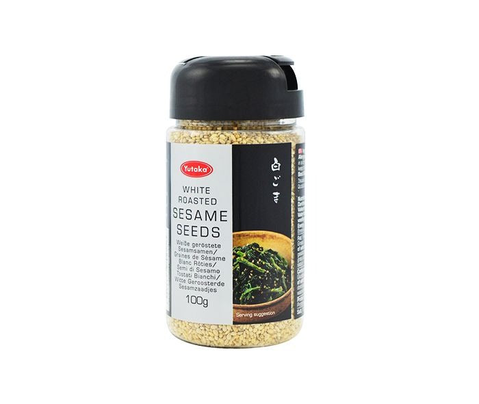 YUTAKA ROASTED WHITE SESAME SEEDS 100G